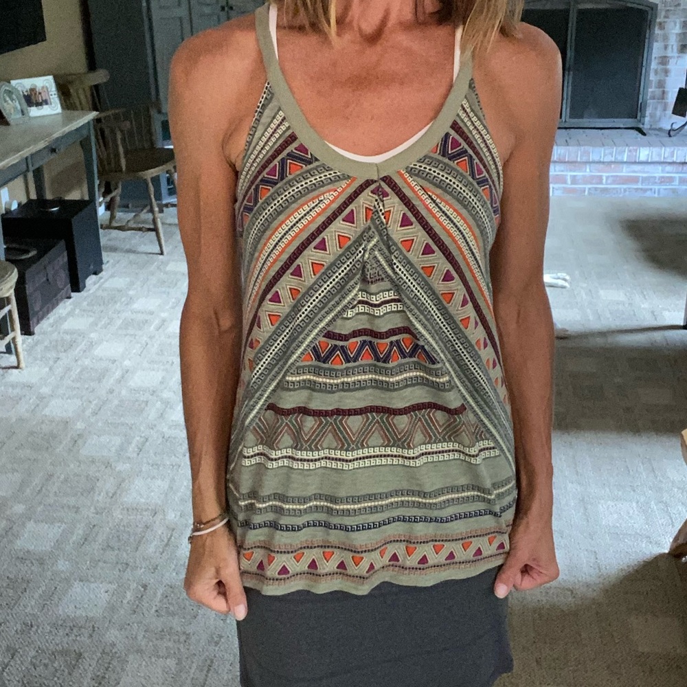 Racer back tunic tank